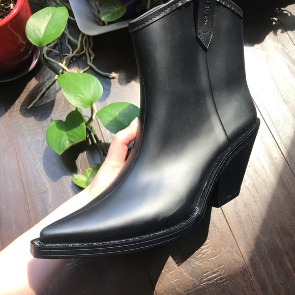 GIVENCHY Western-style rubber boots sz 39 - Picture 14 of 16